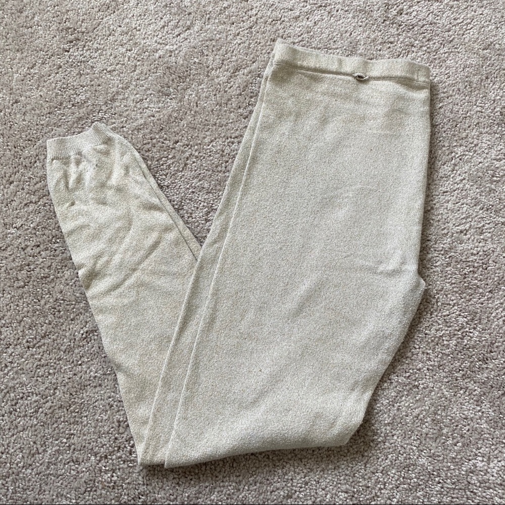 No Boundaries gold sparkle leggings